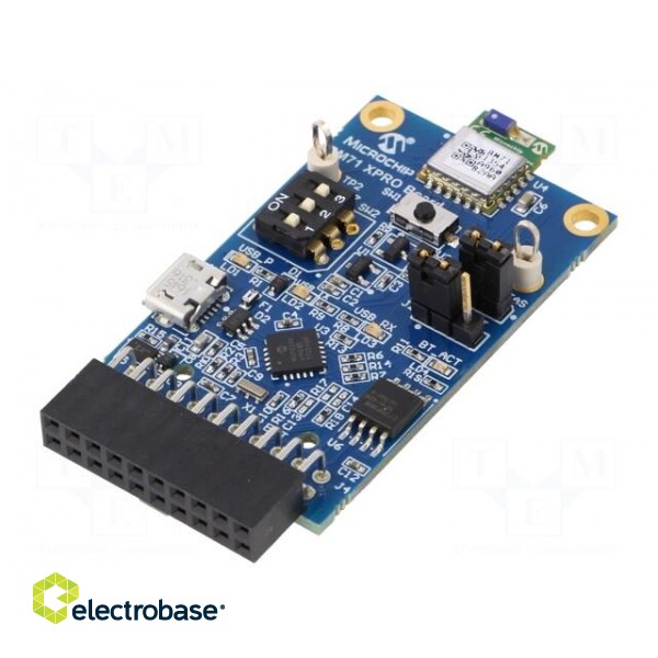 XPRO module | extension board | Comp: ATSHA204,BM71 | Bluetooth