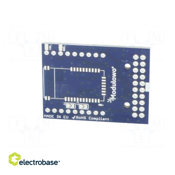 Adapter | pin strips | 39x30mm | prototype board | Atmel Xplained image 7