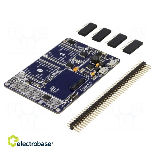 Adapter | USB B micro x2,pin strips | Features: Modulowo DuoNect image 1