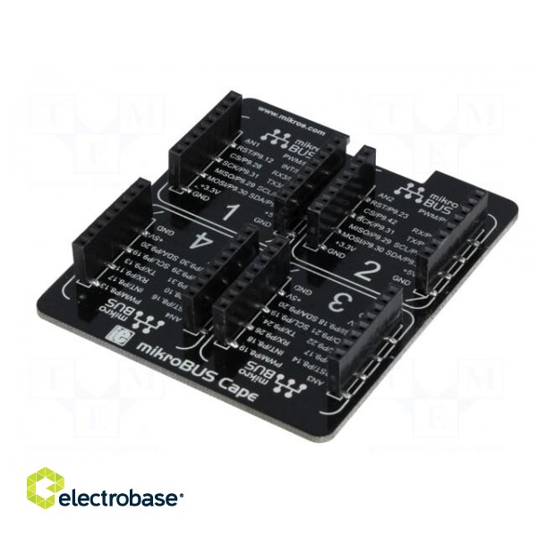 Expander | pin header x2,mikroBUS socket | Add-on connectors: 4 фото 3