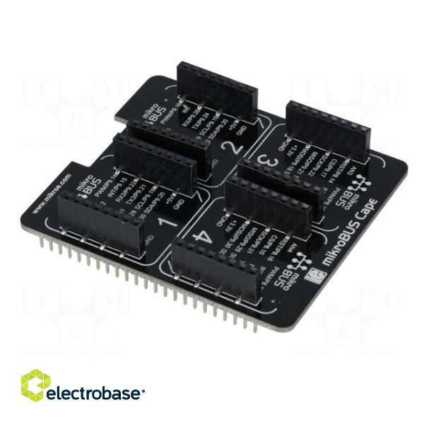 Expander | pin header x2,mikroBUS socket | Add-on connectors: 4 фото 9