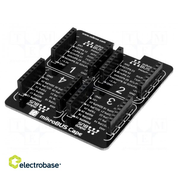 Expander | pin header x2,mikroBUS socket | Add-on connectors: 4 фото 1
