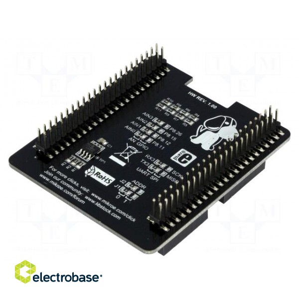 Expander | pin header x2,mikroBUS socket | Add-on connectors: 4 фото 2