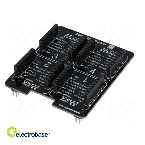 Expander | pin header x2,mikroBUS socket | Add-on connectors: 4 фото 7
