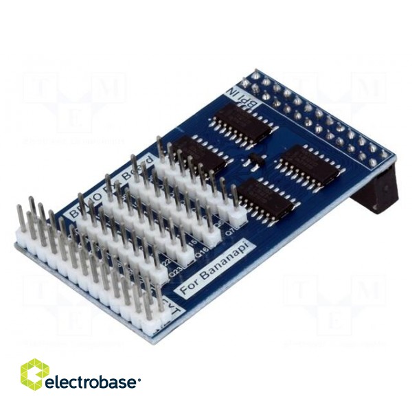 Expansion board | IDC26,pin strips | Interface: GPIO | I/O: 32 paveikslėlis 1