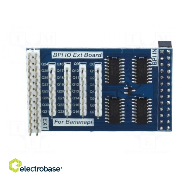 Expansion board | IDC26,pin strips | Interface: GPIO | I/O: 32 image 3