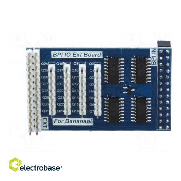 Expansion board | IDC26,pin strips | Interface: GPIO | I/O: 32 paveikslėlis 3