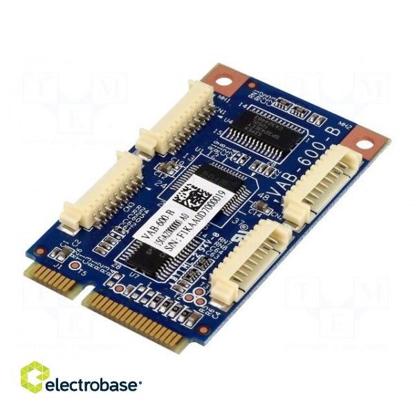 Expansion board | pin header x4,miniPCIe | Works with: VAB-600 image 1