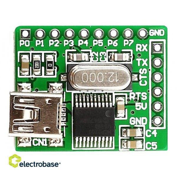 Expansion board | USB B | Features: MCP2200 | Interface: UART,USB