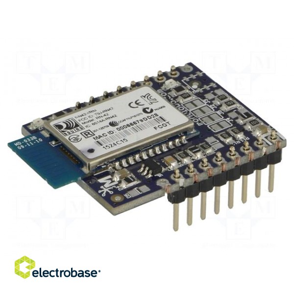Extension module | pin strips | Interface: UART | 26x37mm | 3.3÷5VDC image 1