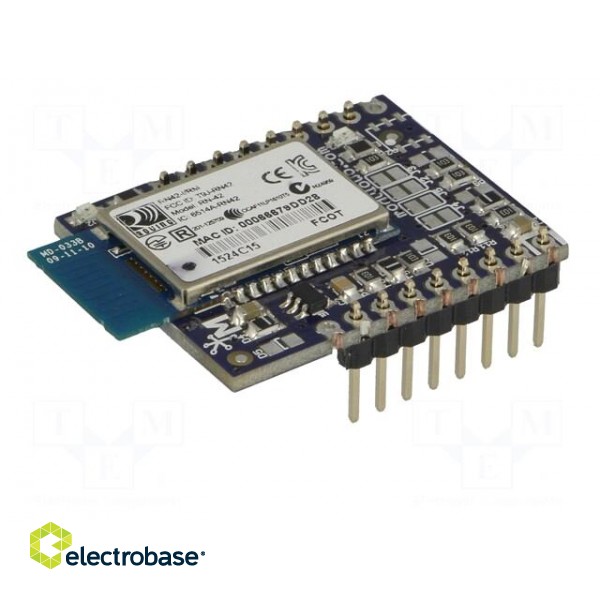 Extension module | pin strips | Interface: UART | 26x37mm | 3.3÷5VDC image 2