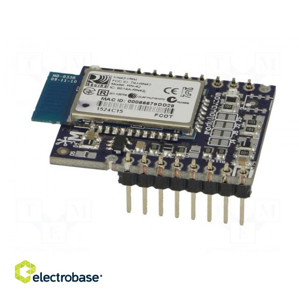Extension module | pin strips | Interface: UART | 26x37mm | 3.3÷5VDC image 3