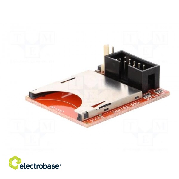 Module with SD/MMC memory card slot | UEXT | prototype board фото 2