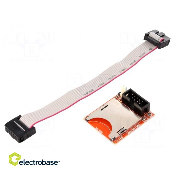 Module with SD/MMC memory card slot | UEXT | prototype board фото 1