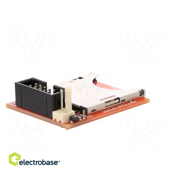 Module with SD/MMC memory card slot | UEXT | prototype board фото 6