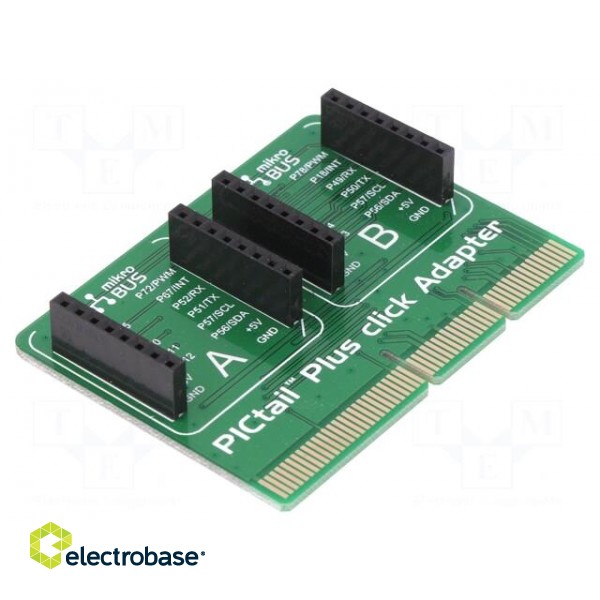 Multiadapter | mikroBUS socket x4 | Comp: MCP3204