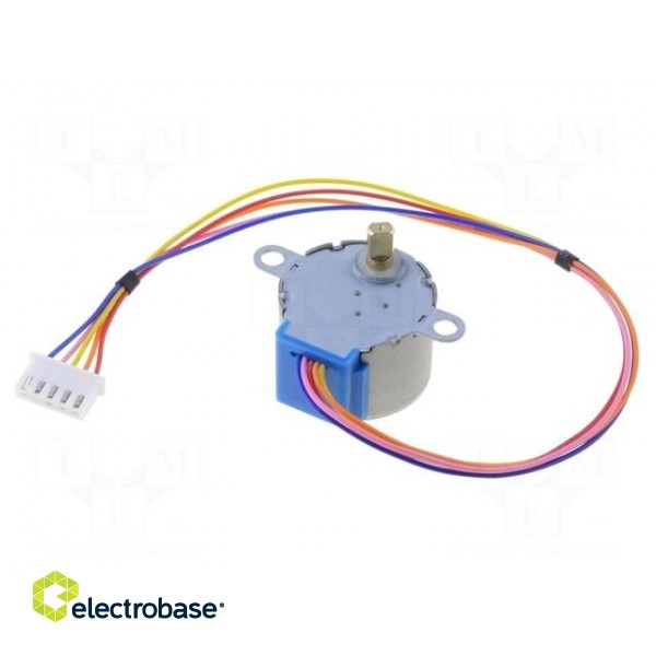 Stepper motor | PIN: 5 | 5VDC | Leads: leads with plug