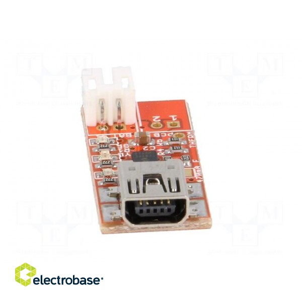 USB Li-Po battery charger | 30x13mm | 470mA image 9