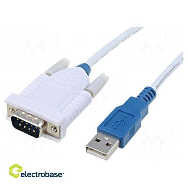 Module: cable integrated | RS232,USB | D-Sub 9pin,USB A | V: lead | 5m