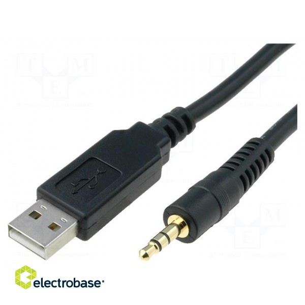 Module: cable integrated | UART,USB | Jack 3,5mm,USB A | UI/O: 3,3 V
