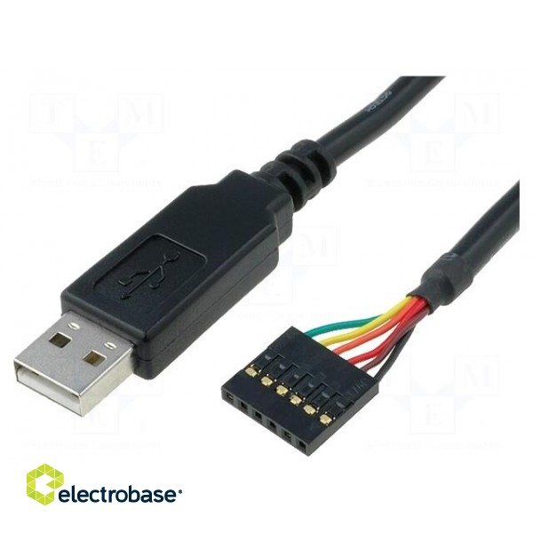 Module: cable integrated | UART,USB | lead | 5V | pin strips,USB A