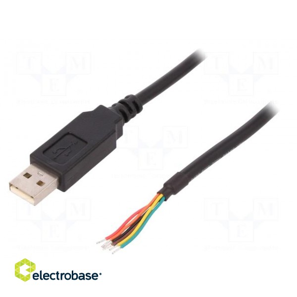 Module: cable integrated | USB | USB A | V: lead | UI/O: 5 V | 1.8m