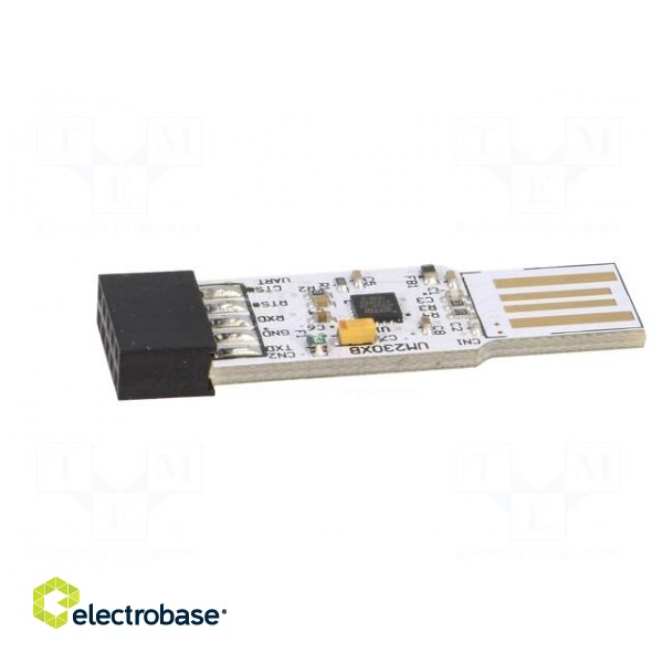 Module: USB | basic UART | USB A,pin strips | 3Mbps | 2.54mm paveikslėlis 3