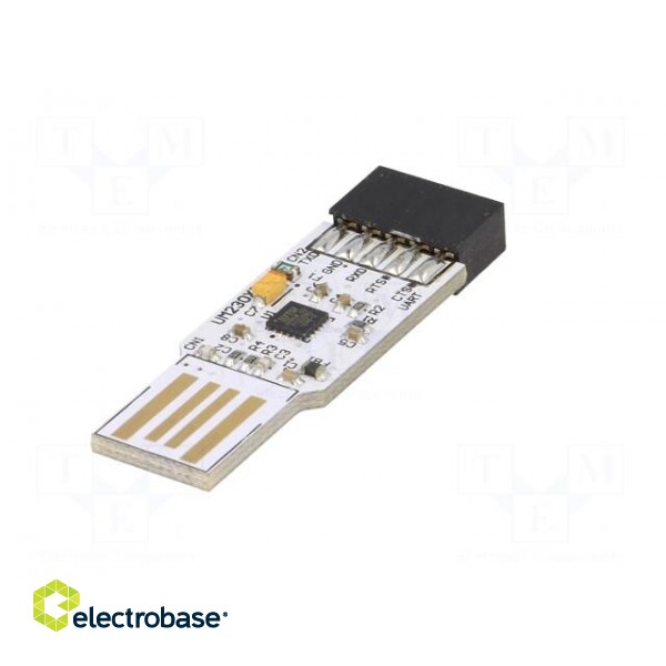 Module: USB | basic UART | USB A,pin strips | 3Mbps | 2.54mm paveikslėlis 6