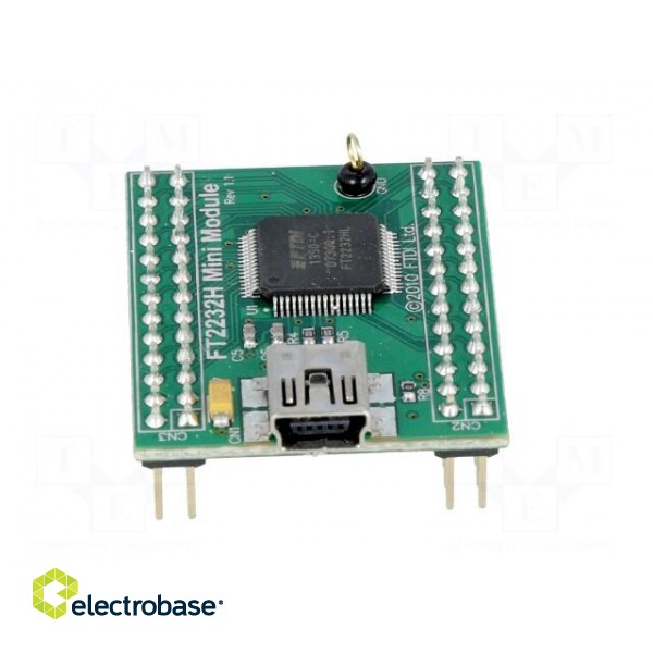 Module: USB | FIFO x2,MPSSE x2,UART x2 | pin header,USB B mini image 9