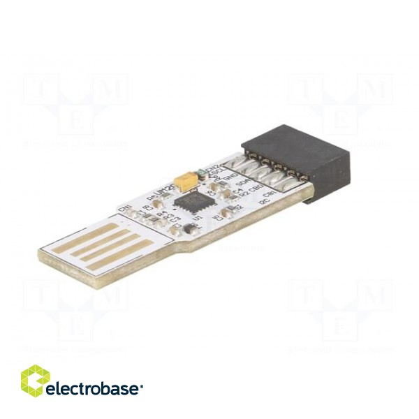 Module: USB | I2C-Slave | USB A,pin strips | 3.4Mbps | 2.54mm фото 2