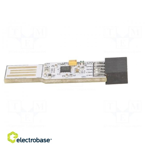 Module: USB | I2C-Slave | USB A,pin strips | 3.4Mbps | 2.54mm image 3