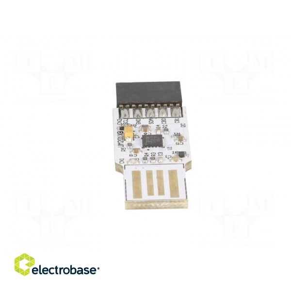 Module: USB | I2C-Slave | USB A,pin strips | 3.4Mbps | 2.54mm paveikslėlis 9