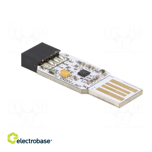 Module: USB | I2C | USB A,pin strips | 3.4Mbps | 2.54mm | PIN: 8 фото 4