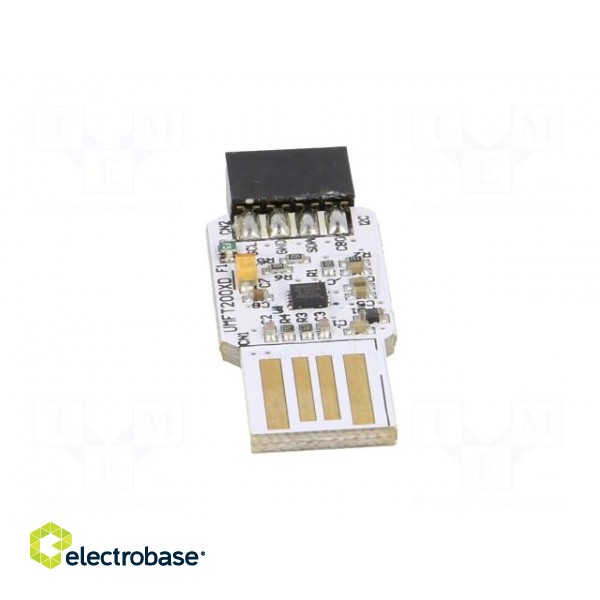 Module: USB | I2C | USB A,pin strips | 3.4Mbps | 2.54mm | PIN: 8 paveikslėlis 5