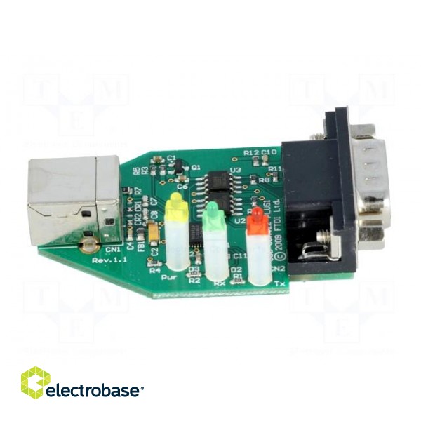 Module: USB | RS422,USB | D-Sub 9pin,USB B | -40÷85°C | 3Mbps image 3