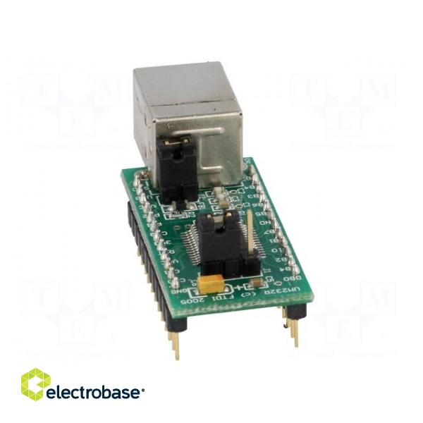 Module: USB | UART | USB B,pin strips | -40÷85°C | 3.3÷5.25VDC image 5