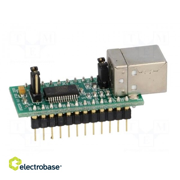 Module: USB | UART | USB B,pin strips | -40÷85°C | 3.3÷5.25VDC фото 7