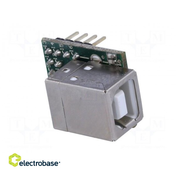 Module: USB | UART | pin strips,USB B | -40÷85°C | 3.3÷5.25VDC image 2