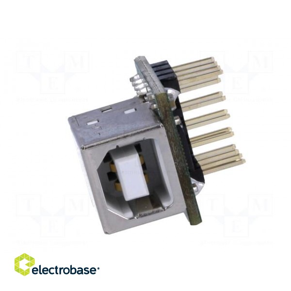 Module: USB | UART | -40÷85°C | 3.3÷5.25VDC | pin strips,USB B image 3