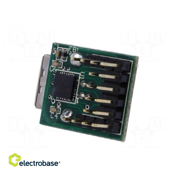 Module: USB | UART | -40÷85°C | 3.3÷5.25VDC | pin strips,USB B image 6