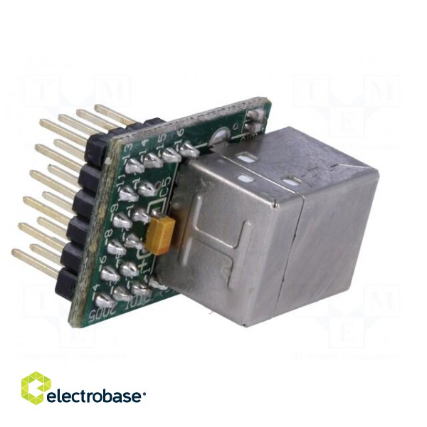 Module: USB | UART | pin strips,USB B | -40÷85°C | 3.3÷5.25VDC image 8