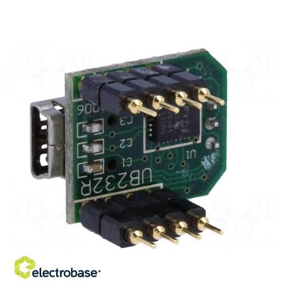 Module: USB | UART | USB B mini,pin strips | -40÷85°C | 5VDC image 4