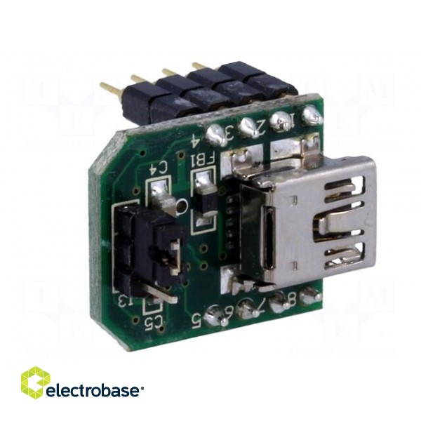 Module: USB | UART | USB B mini,pin strips | -40÷85°C | 5VDC image 8