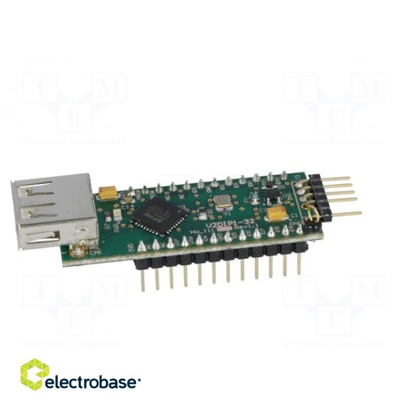 Module: USB | USB | DIP24,USB A | 3,3VDC 200mA | DIP Vinculum II | 5VDC paveikslėlis 4