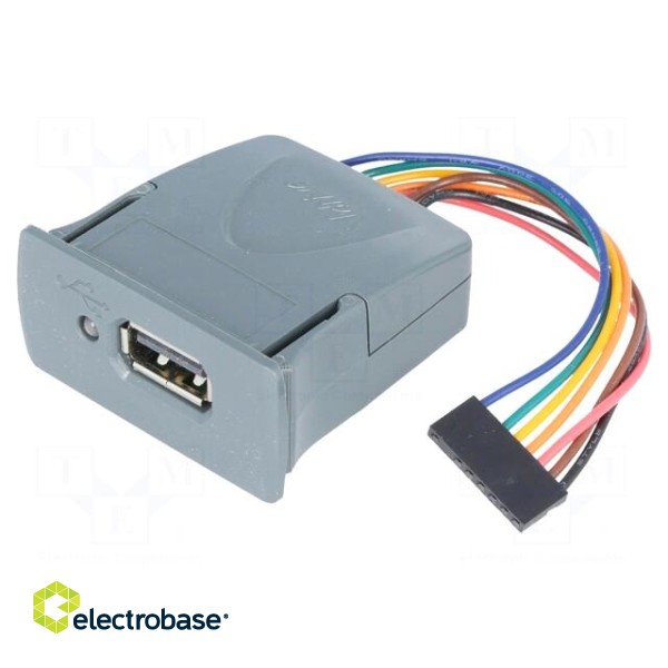Module: USB | Vinculum | 5VDC | 41.3x41.8x20.5mm | on panel paveikslėlis 1
