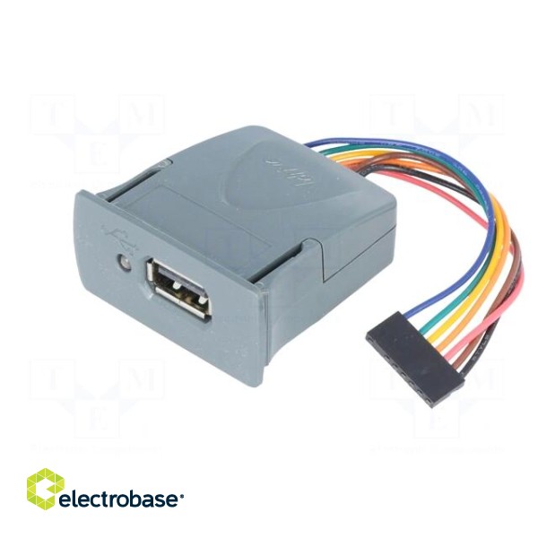 Module: USB | Vinculum | 5VDC | 41.3x41.8x20.5mm | on panel image 2