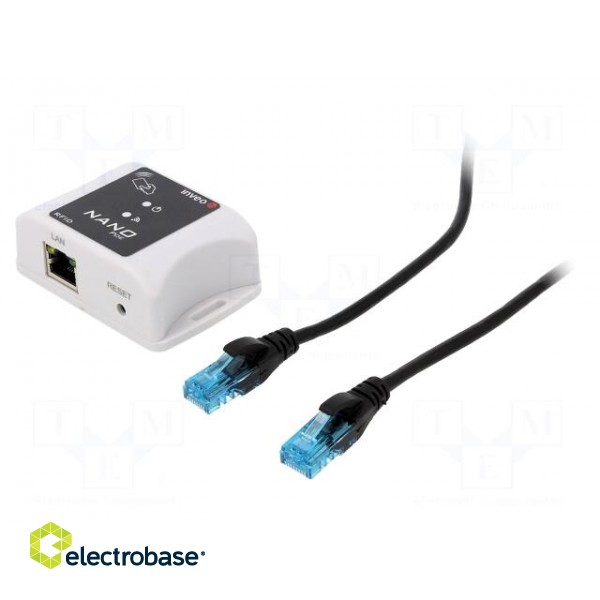 RFID reader | 12÷24V | UNIQUE | HTTP,Modbus TCP,SNMP | Ethernet | ABS image 1