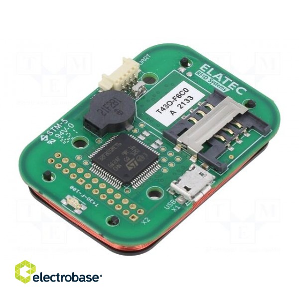RFID reader | 4.3÷5.5V | GPIO,I2C,RS232,serial,SPI,USB,WIEGAND