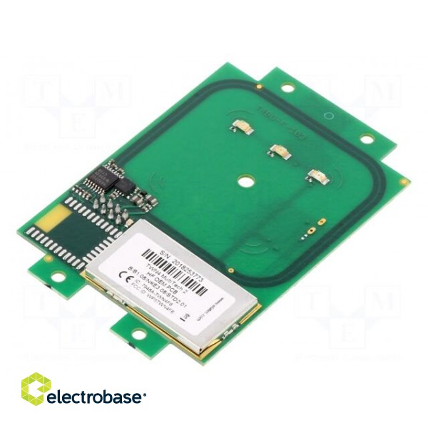 RFID reader | 4.3÷5.5V | antenna | Range: 100mm | 76x49x9mm | 120mA фото 2