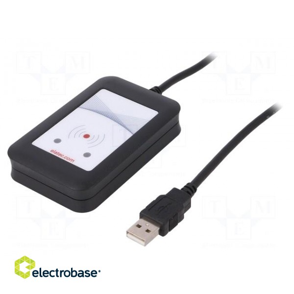 RFID reader | antenna | 88x56x18mm | GPIO,USB | 4.3÷5.5V | Range: 100mm